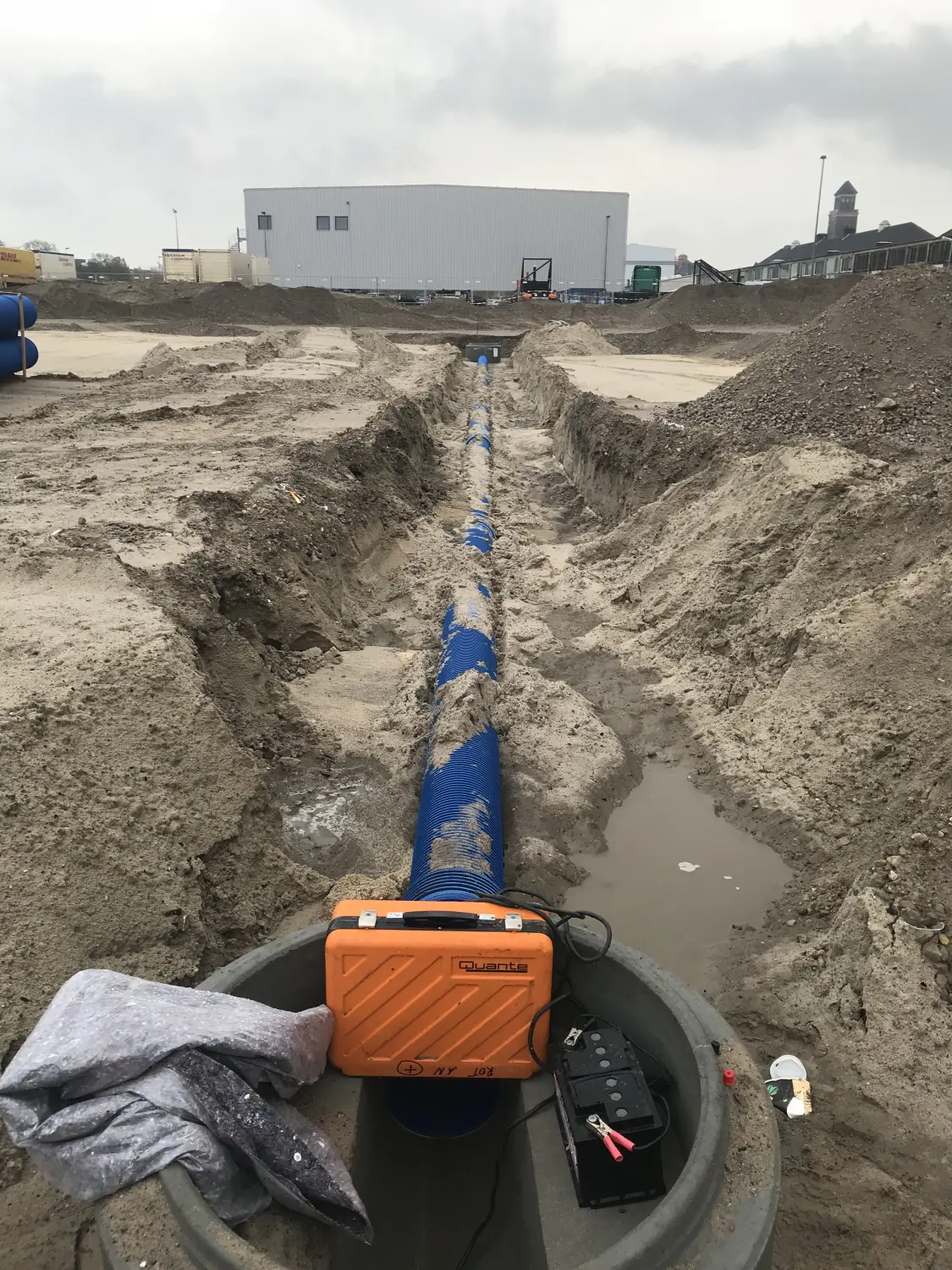 Andre Rometsch - Bauingenieur bei der Arbeit auf der Baustelle